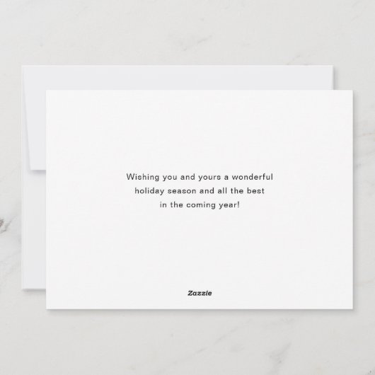 Funky Hand Drawn Whimsical Christmas Feestdagenkaart (Achterkant)