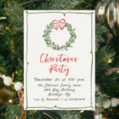 Funky Hand Drawn Whimsical Christmas Holiday Party Kaart