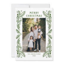 Funky Hand getekend grillige retro kerst 3 foto