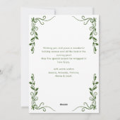 Funky Hand Getrokken Krabbel Retro Kerstfoto Feestdagenkaart (Achterkant)