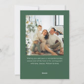 Funky Hand Getrokken Krabbel Retro Kerstmis 2 Foto Feestdagenkaart (Achterkant)