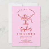 Funky Hand getrokken krabbel retro Vrijgezellenfee Kaart (Voorkant)