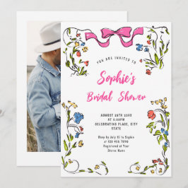 Funky Hand getrokken krabbel retro Vrijgezellenfee Kaart