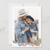 Funky Hand getrokken krabbel retro Vrijgezellenfee Kaart (Achterkant)