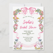 Funky Hand getrokken krabbel retro Vrijgezellenfee Kaart (Voorkant)