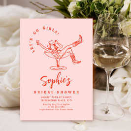 Funky Hand getrokken krabbel retro Vrijgezellenfee Kaart