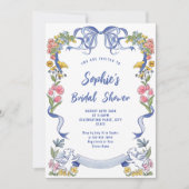 Funky Hand getrokken krabbel retro Vrijgezellenfee Kaart (Voorkant)