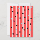 Funky Hand getrokken Pasta Party Verjaardag Kaart (Achterkant)