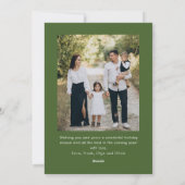 Funky Hand Getrokken Whimsical Retro Christmas 2 F Feestdagenkaart (Achterkant)