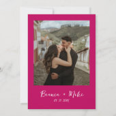 Funky handgeschreven champagne toren paar douche kaart (Achterkant)