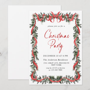 Funky handgetekende whimsical kerstfeest kaart