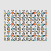 Funky Hanging Circles Retro mid Century Tissuepapier (Voorkant)