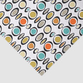 Funky Hanging Circles Retro mid Century Tissuepapier (Detail)