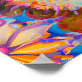 Funky Happy Baby Buffalo Boerderij Dierenkwekerij  Poster (Hoek)