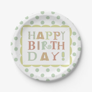 Funky Happy Birthday Papier bord