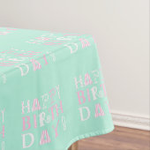 Funky Happy verjaardagspicnic tablecloth Tafelkleed (Voorbeeld)