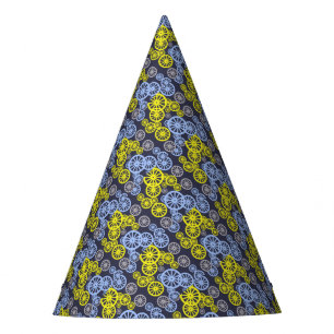 Funky Happy Wiel Cirkel Patroon Product Feesthoedjes