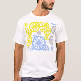 Funky Happy Wiel Cirkel Patroon Product T-shirt