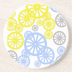 Funky Happy Wiel Cirkel Patroon Product Zandsteen Onderzetter