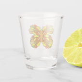 Funky Harvest Butterfly Shot glass Shot Glas (Achterkant)