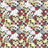 Funky Head Chef Skulls die Chef Petten dragen Sticker (Voorkant)