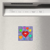 Funky Hearts Magneet (Insitu (Vaatwasser))