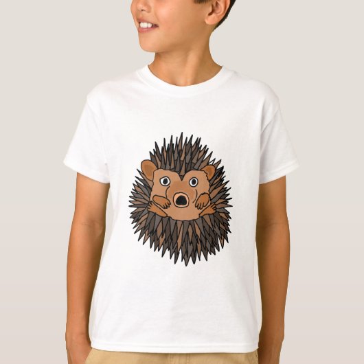 Funky Hedégel Art Design T-shirt (Voorkant)