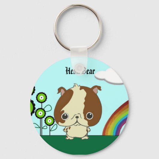 Funky Hemi Beer keyring van Hagorama Studios Sleutelhanger (Voorkant)