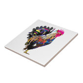 Funky Hen Tegeltje (Zijkant)