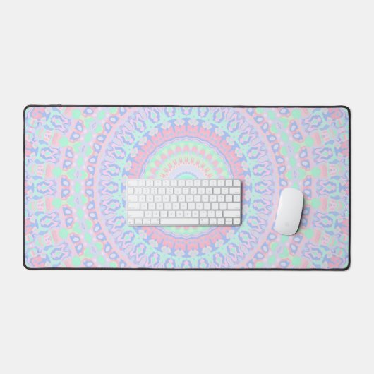 Funky Hippie Mandala Bureaumat (Keyboard & Muis)