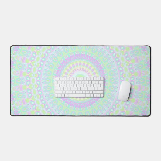Funky Hippie Mandala Bureaumat (Keyboard & Muis)