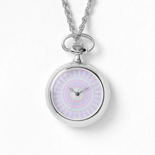 Funky Hippie Mandala  Horloge