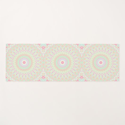 Funky Hippie Mandala Yogamat (Voorkant (horizontaal))