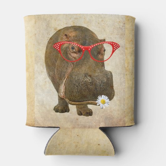 Funky Hippopotamus Koelbox! Blikjeskoeler (Achterkant)