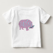 Funky Hippopotamus MisterPeuter Ruffle T-shirt, Wi (Achterkant)
