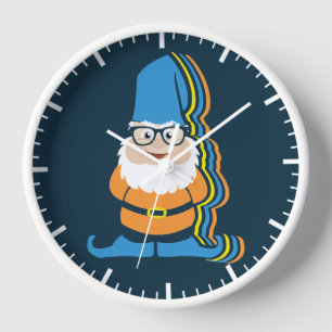 Funky Hipster Garden Gnome Illustratie