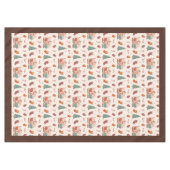 Funky Holiday Tablecloth 70s Pastel Vintage Fun Tafelkleed (Voorkant (Horizontaal))