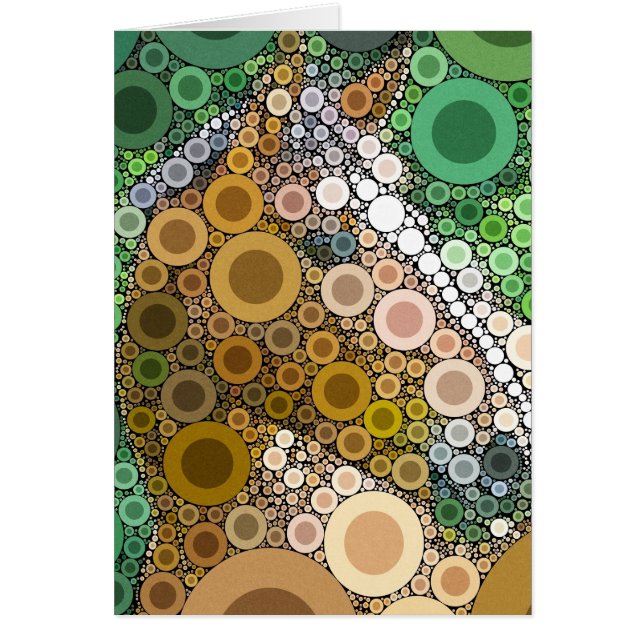 Funky Horse Circles blaast moderne kunst (Voorkant)