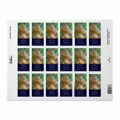 Funky Horse Circles blaast moderne kunst Etiket (Full Sheet)