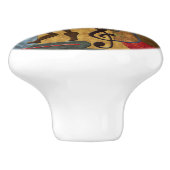 Funky Hot Jazz Keramische Knop (Zijkant)