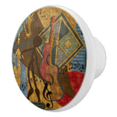 Funky Hot Jazz Keramische Knop (Rechts)