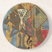 Funky Hot Jazz Sandstone Zandsteen Onderzetter (Voorkant)