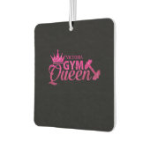 Funky hot roze gepersonaliseerde faux glitter Gym  Luchtverfrisser (Links)