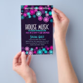 Funky House Music Club Party Flyer (Hand)