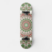 Funky ingewikkelde eclectische Boho Hippie Xmas Ma Persoonlijk Skateboard (Voorkant)