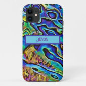 Funky Iridescent Abalone Zee Shell Case-Mate iPhone Case (Achterkant)