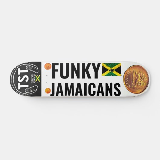 FUNKY JAMAICANS 7 3/4" Skateboard Deck (Horizontaal)