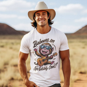 Funky Jamming: Baviaanse gitarist T-shirt