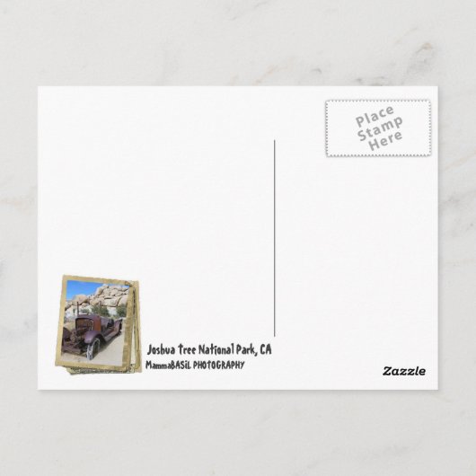 Funky Joshua Tree Briefkaart! Briefkaart (Achterkant)