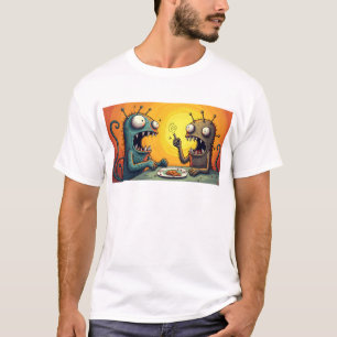 Funky Kaiju Osaka Monster Art - Verspreid vreugde  T-shirt